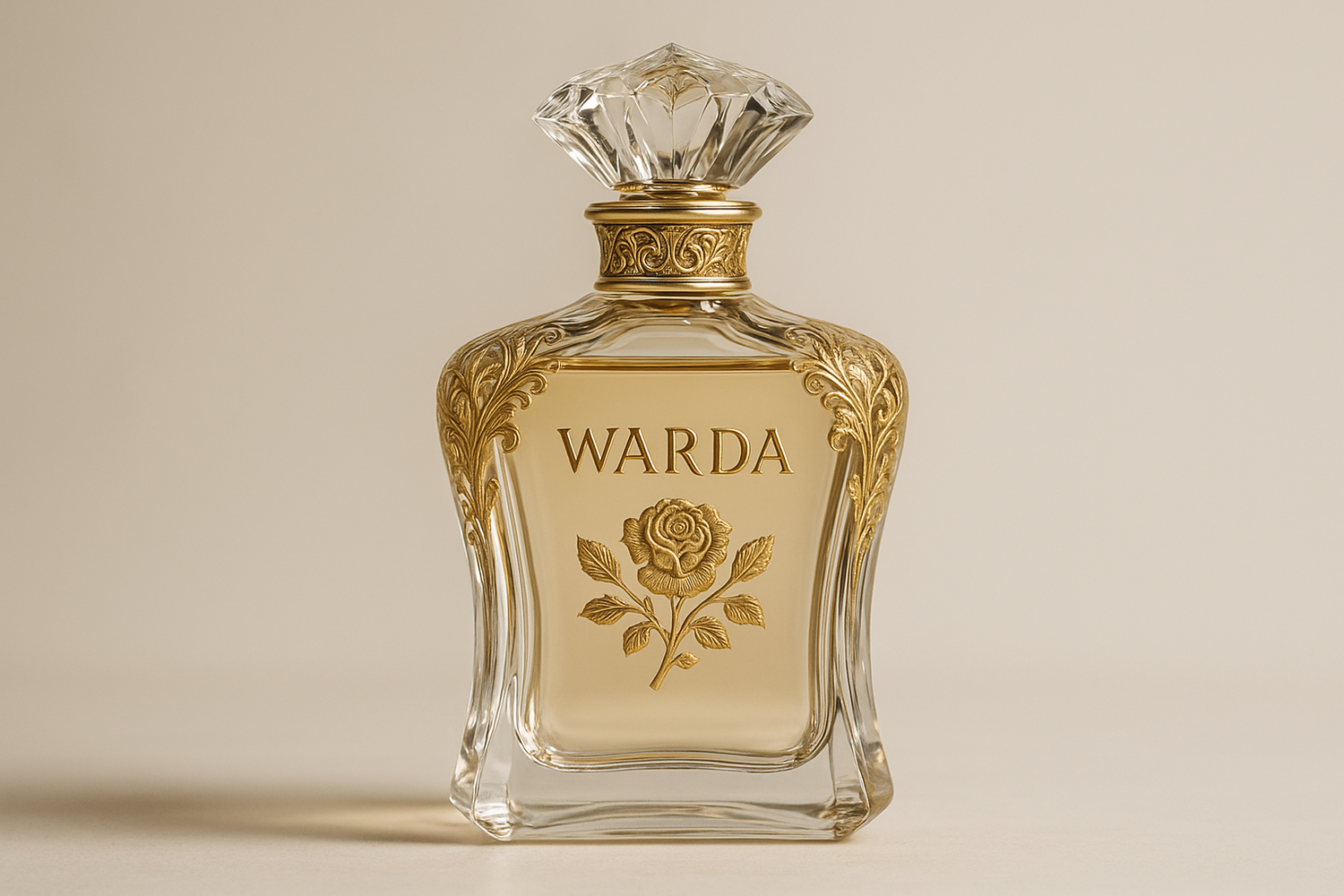 Perfume bottle named warda elegant